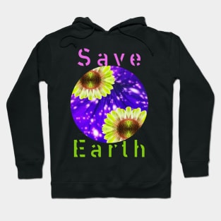 Save Earth Global Warming Climate Change Go Green Earth Day Hoodie